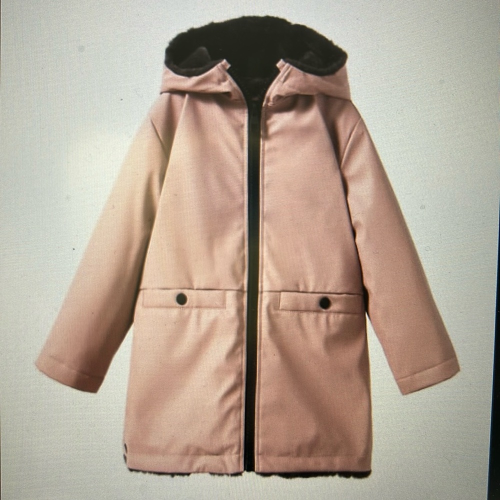 Fuzzy lined waterproof parka